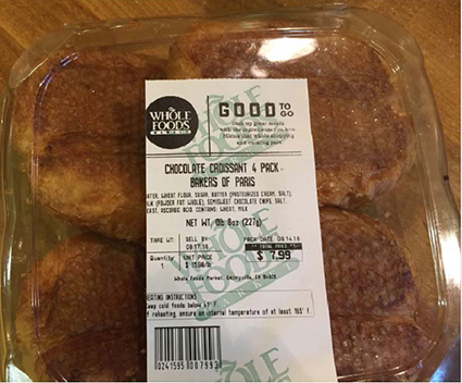 Bakers of Paris Recalls Croissants Sold at Whole Foods Market® Stores in Northern California Due to Undeclared Allergen